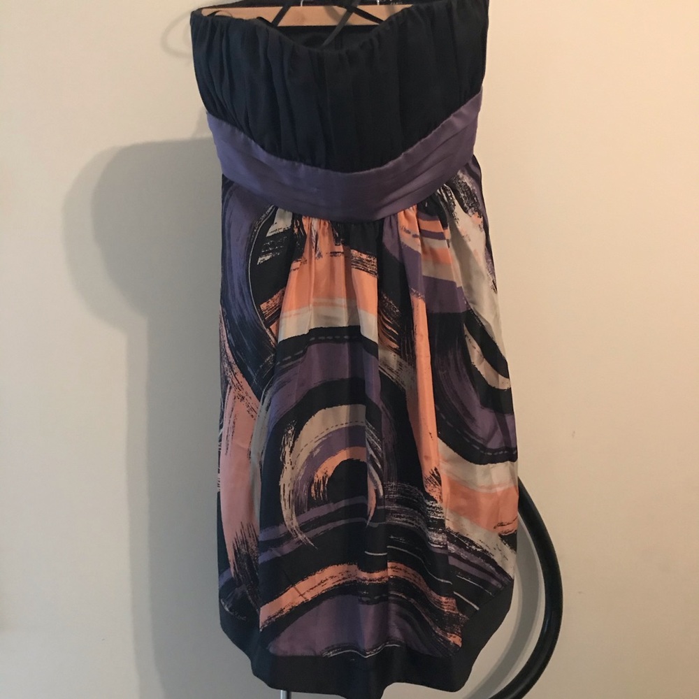 BCBG strapless cocktail dress